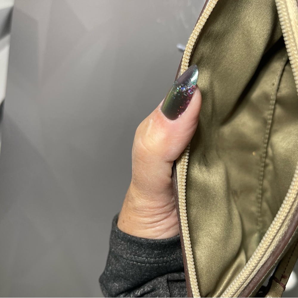 Coach Tan and Gold Signature Wristlet with Embellishments - Picture 10 of 10